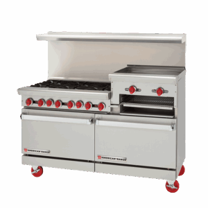 American Range 72-Inch Raised Griddle Range
