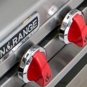 American Range Iconic Red knobs