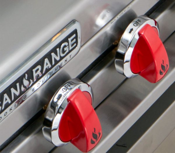 American Range Iconic Red knobs